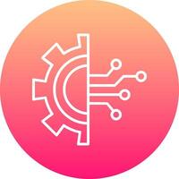 Digital Transformation Icon Design Symbol vector