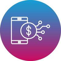Digital Economy Icon Design Symbol vector