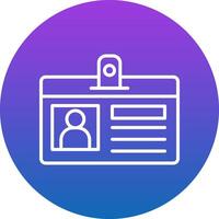 Identification Card Icon Design Symbol vector