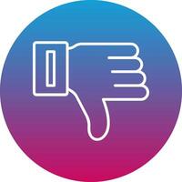 Dislike Icon Design Symbol vector