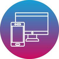 Device Icon Design Symbol vector