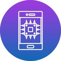 Cpu Icon Design Symbol vector