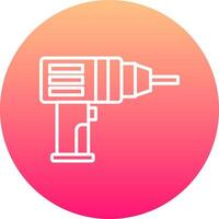 Drilling Machine Icon Design Symbol vector