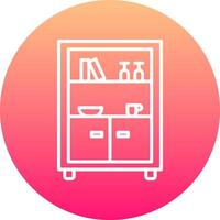 Display Case Icon Design Symbol vector