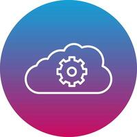 Cloud Storage Icon Design Symbol vector