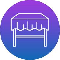 Dining Table Icon Design Symbol vector