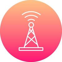 Broadcast Icon Design Symbol vector
