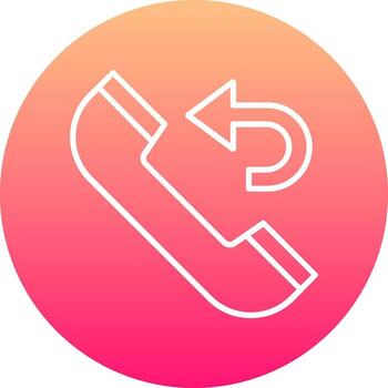 Callback Icon Design Symbol vector