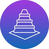 Cone Icon Design Symbol vector
