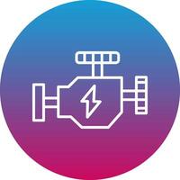 Car Engine Icon Design Symbol vector