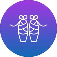 Ballet Icon Design Symbol vector