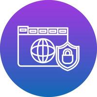 Browser Icon Design Symbol vector