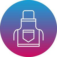 Apron Icon Design Symbol vector