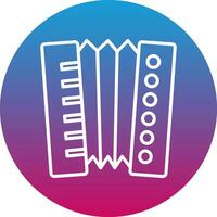 Accordion Icon Design Symbol vector