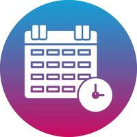Work Schedule Icon Design Symbol vector