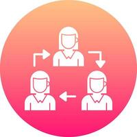 Team Work Icon Design Symbol vector