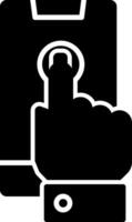 Touchscreen Icon Design Symbol vector