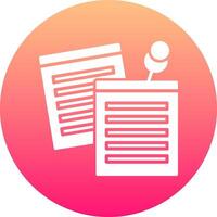 Sticky Notes Icon Design Symbol vector