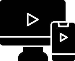 Screen Mirroring Icon Design Symbol vector