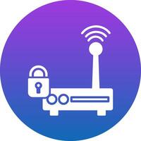 Router Icon Design Symbol vector