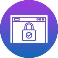 Lock Icon Design Symbol vector