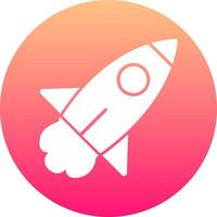 Rocket Launch Icon Design Symbol vector