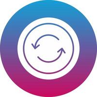 Refresh Icon Design Symbol vector
