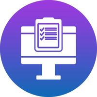 Online Job Icon Design Symbol vector