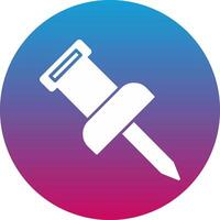 Push Pin Icon Design Symbol vector