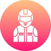 Racer Icon Design Symbol vector