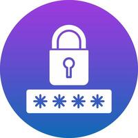 Locked Icon Design Symbol vector