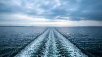Vast Ocean View. Majestic Waterway photo