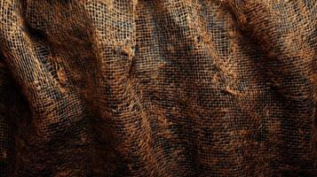 Detailed Rustic Brown Fabric Texture photo