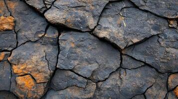 Intricate Rock Face Texture - A Geological Masterpiece photo