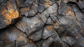 Intricate Rock Face Texture photo
