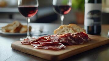 Aromatic Meats and Wine Pairing for an Elegant Evening photo