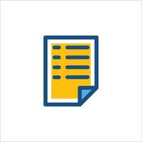 A checklist icon on a white background vector