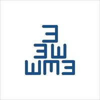 The logo for ewe, a company that makes a variety of products vector