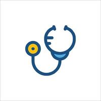 A stethoscope icon on a white background vector