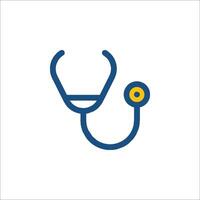 A stethoscope icon on a white background vector