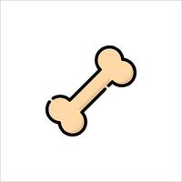 A bone icon on a white background vector