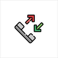 A phone icon with arrows pointing in different directions vector