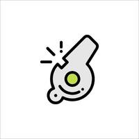A green and white icon of a clock vector
