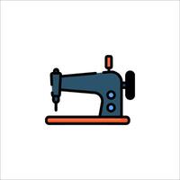 Sewing machine icon illustration vector