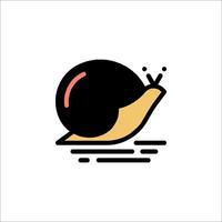 A snail icon on a white background vector