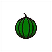 Watermelon icon in a flat style vector
