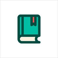 A book icon on a white background vector