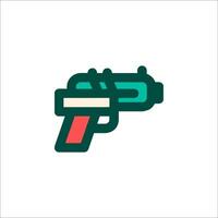 A gun icon on a white background vector