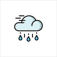 Rain cloud icon, weather forecast, weather forecast, weather forecast icon, weather forecast icon, weather vector