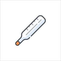 A syringe with a needle on it vector